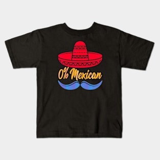 0% mexican Kids T-Shirt